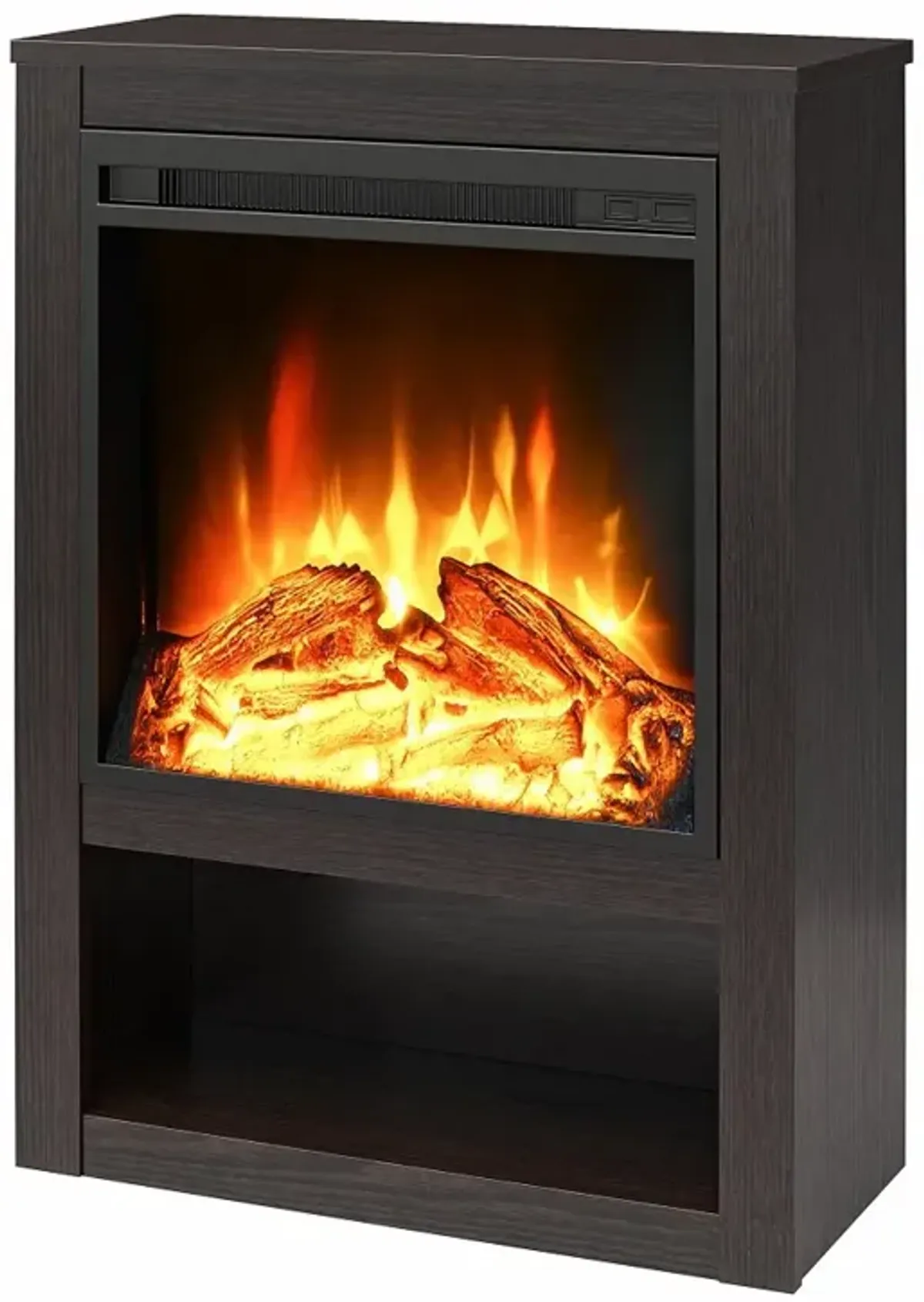 Clermont Espresso Electric Fireplace