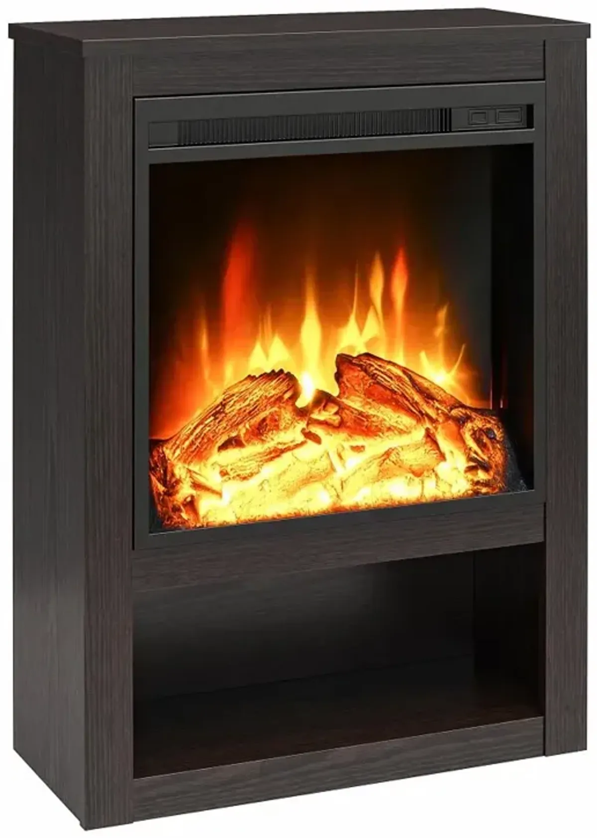 Clermont Espresso Electric Fireplace