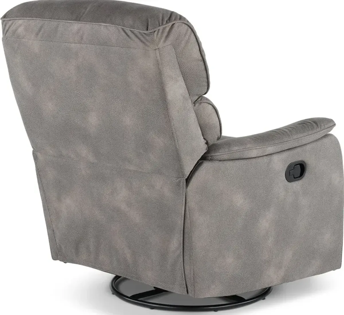 Vail Mineral Gray Swivel Recliner