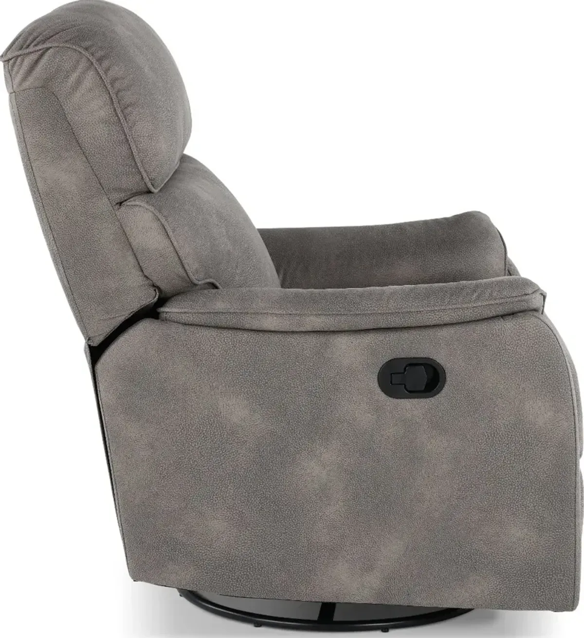 Vail Mineral Gray Swivel Recliner