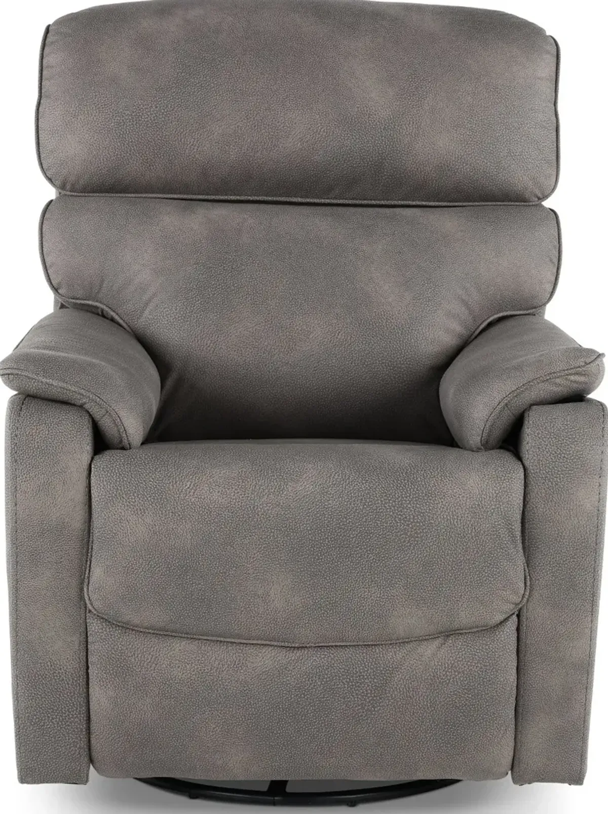 Vail Mineral Gray Swivel Recliner