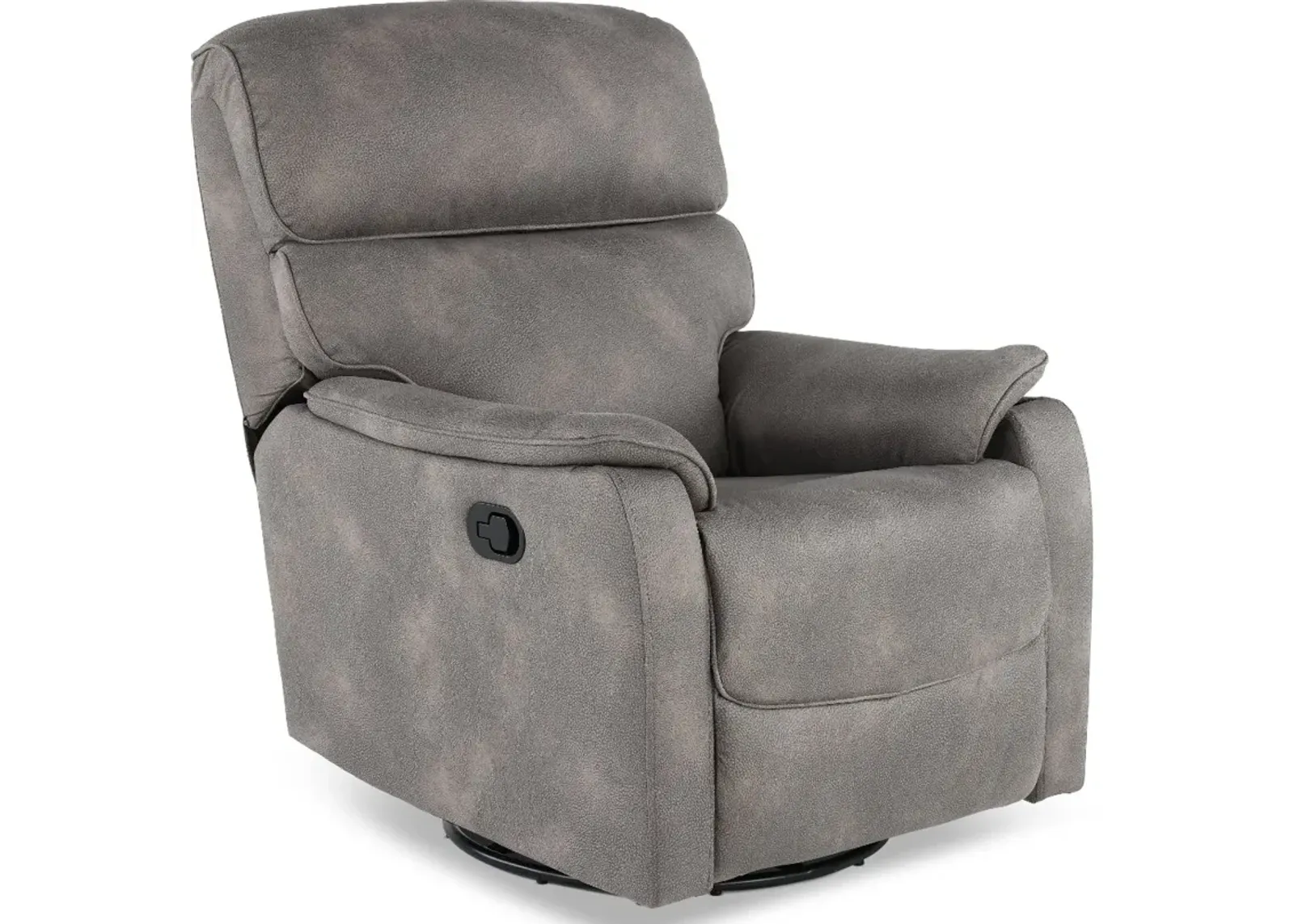 Vail Mineral Gray Swivel Recliner