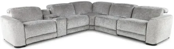 Waves Fog 6 Piece Power Reclining Sectional