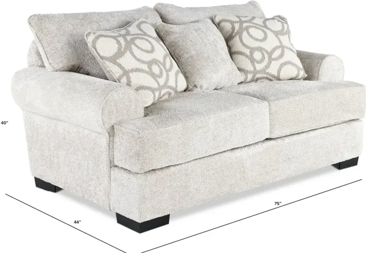 Camero Gray Loveseat