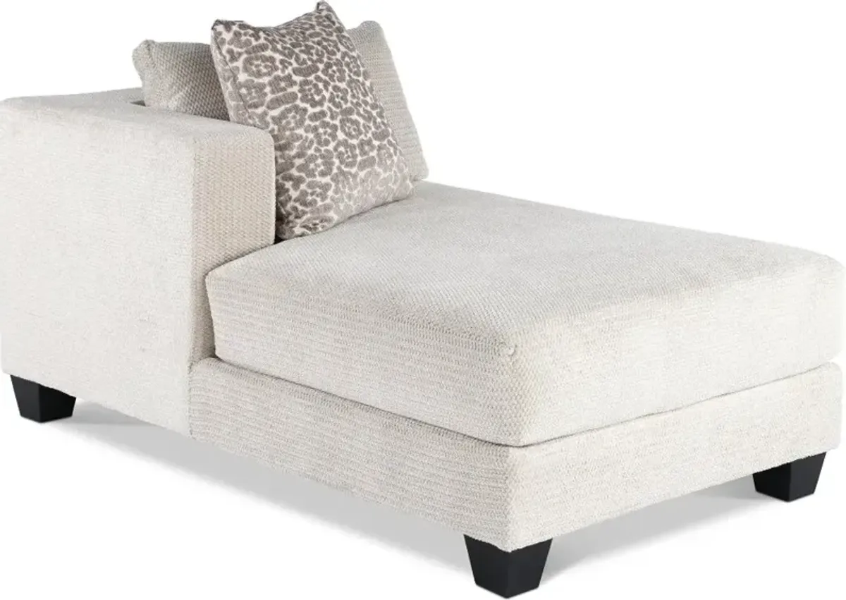 Camero Gray Accent Chaise