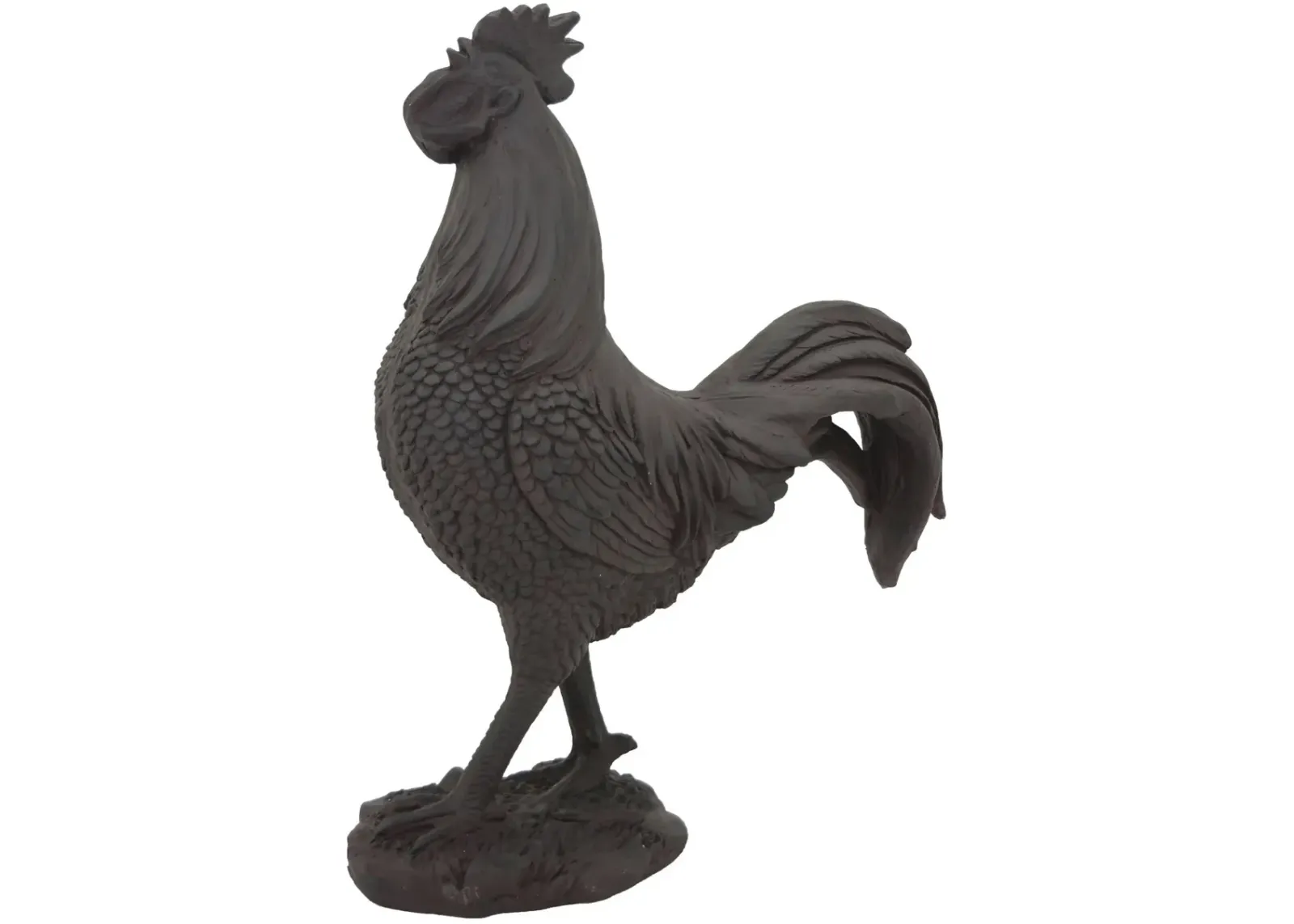 Black Rooster Figurine