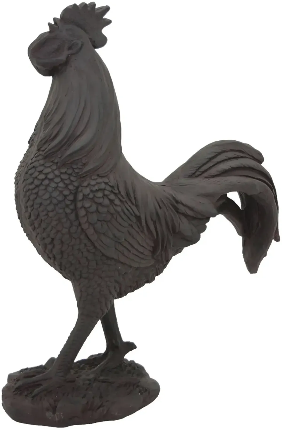 Black Rooster Figurine