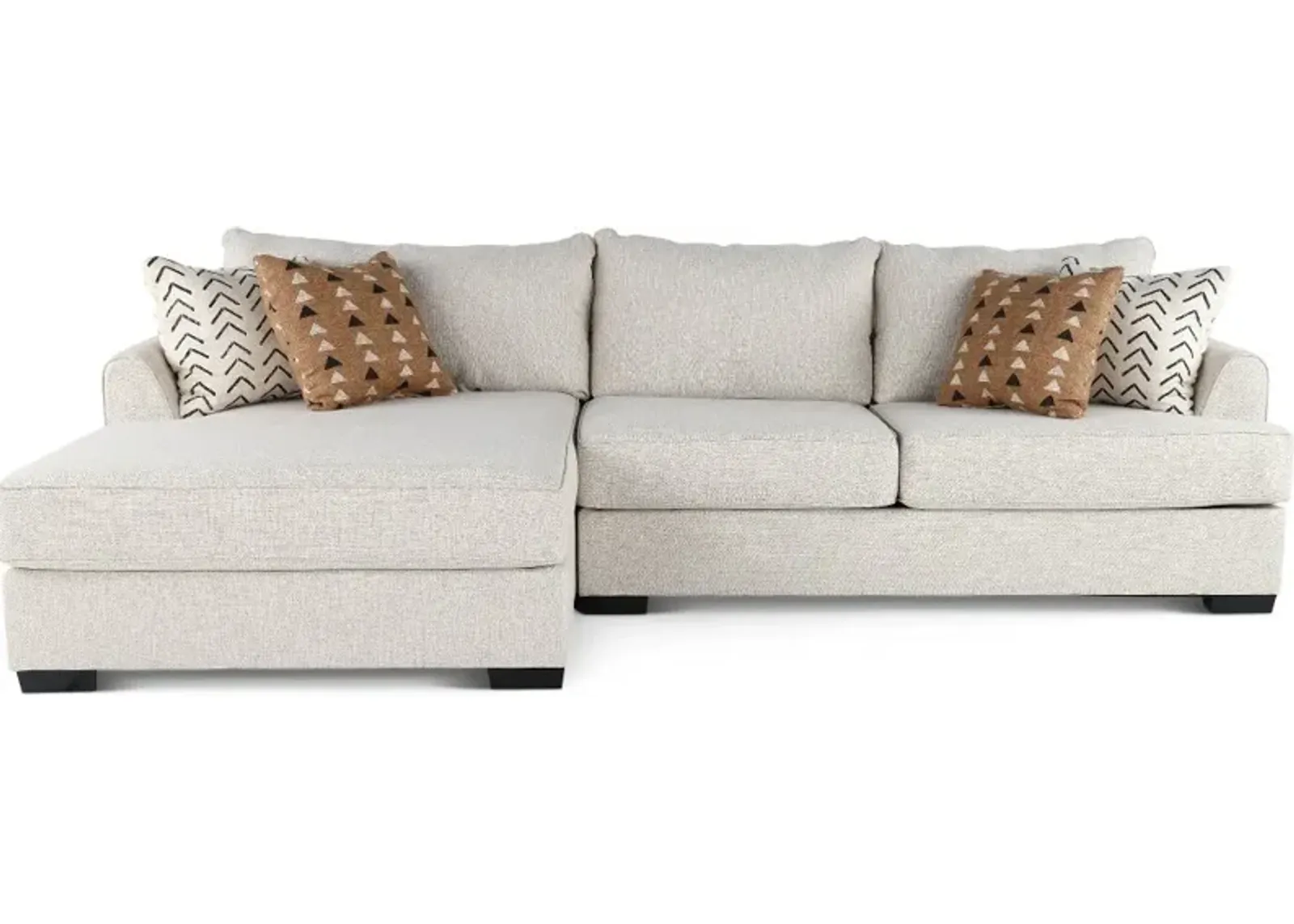 Dahlia Stone Gray 2 Piece Sectional