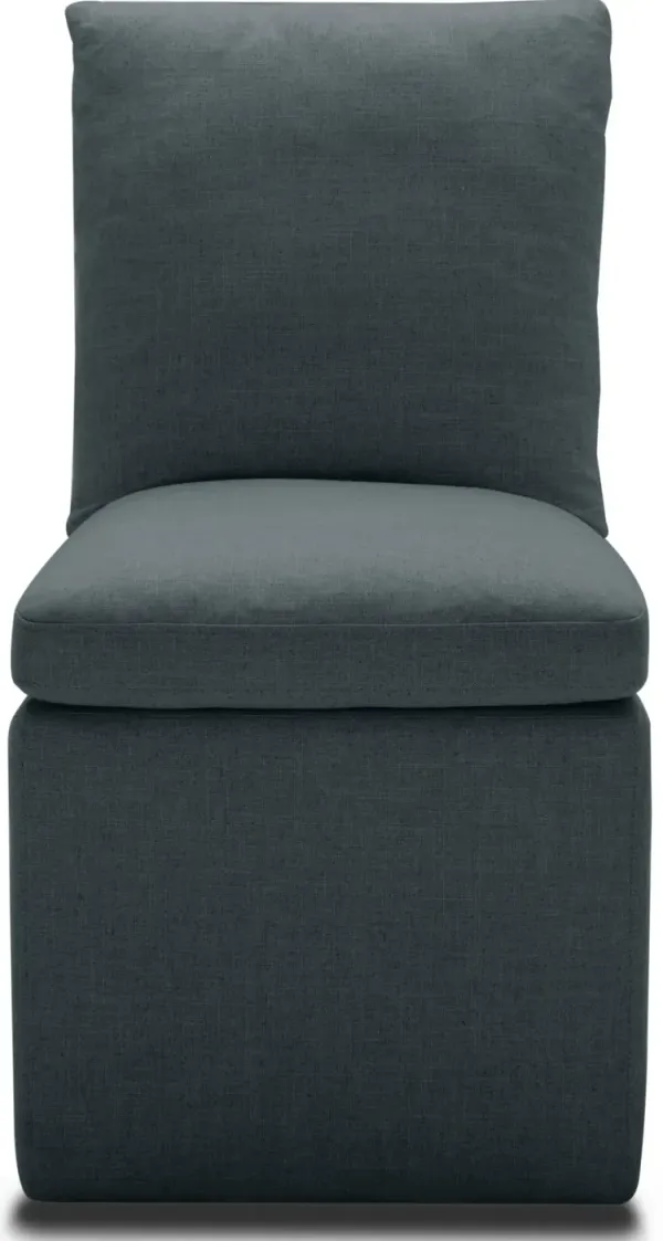 Effie Blue Upholstered Dining Chair