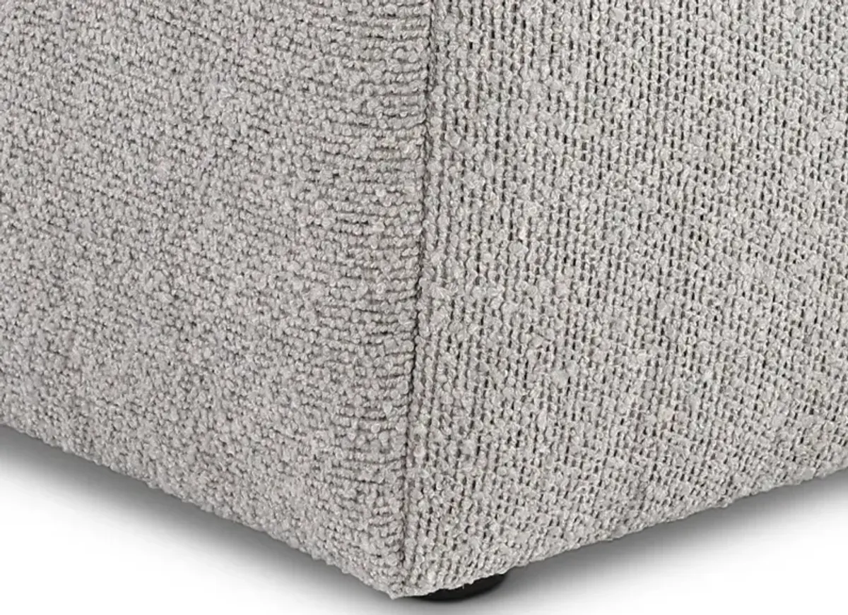 Preston Gray Modular Ottoman