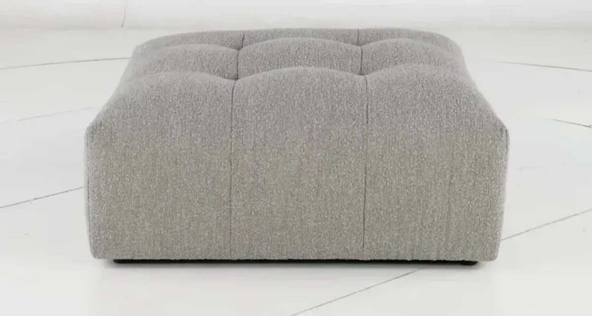 Preston Gray Modular Ottoman