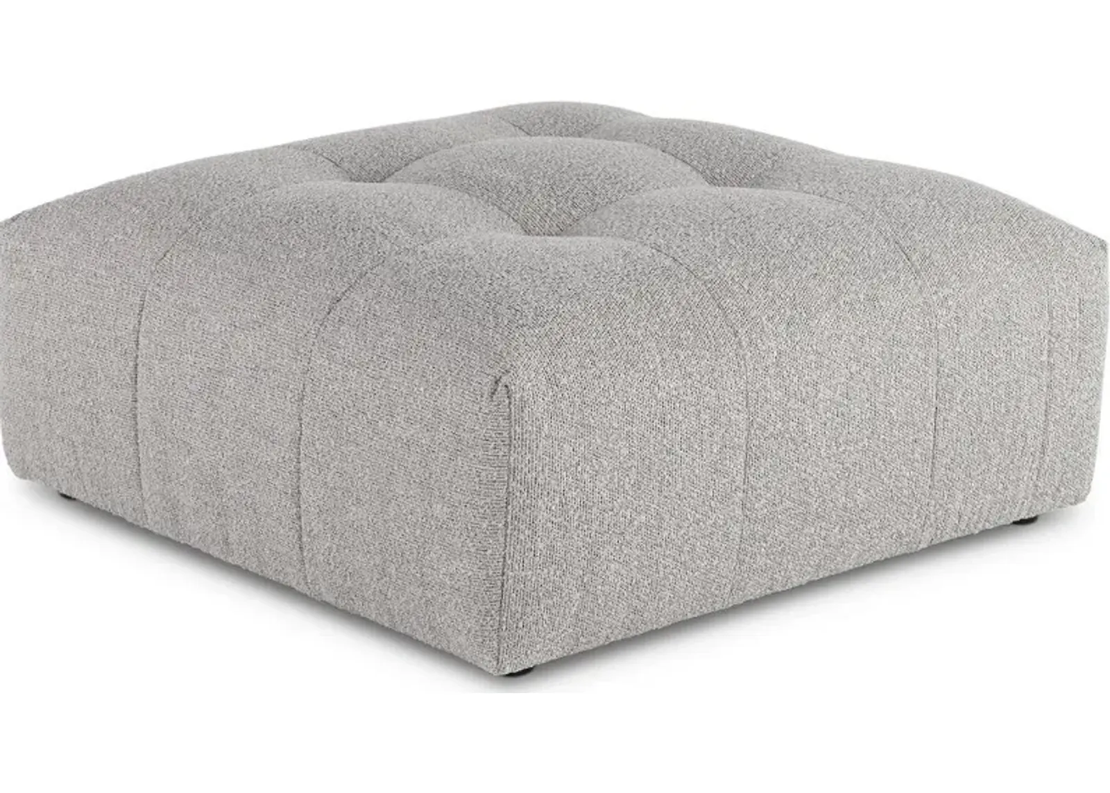 Preston Gray Modular Ottoman