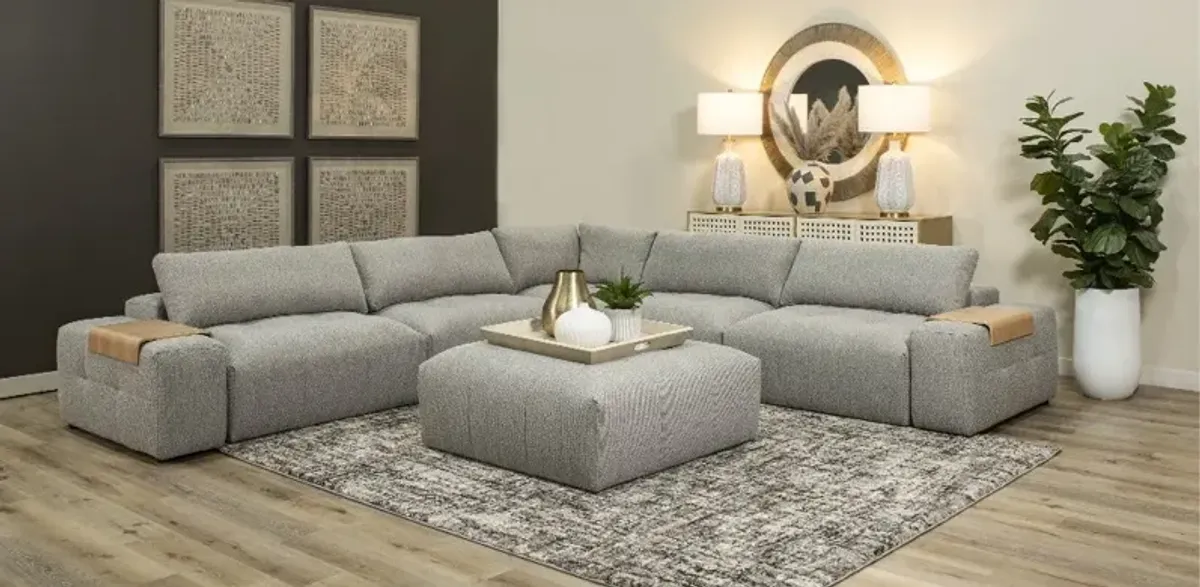 Preston Gray Modular 7 Piece Sectional