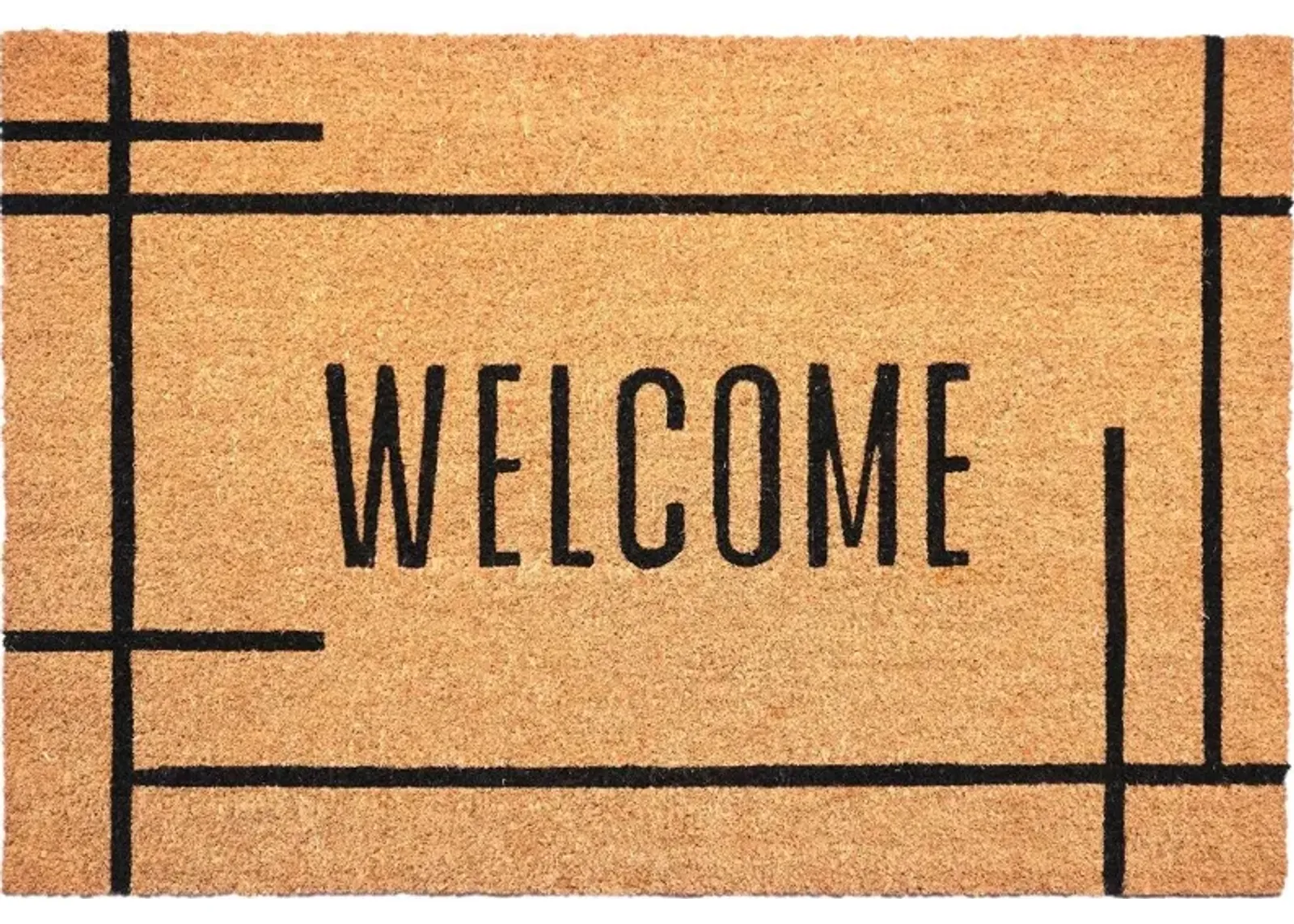 Modern Natural Welcome Doormat