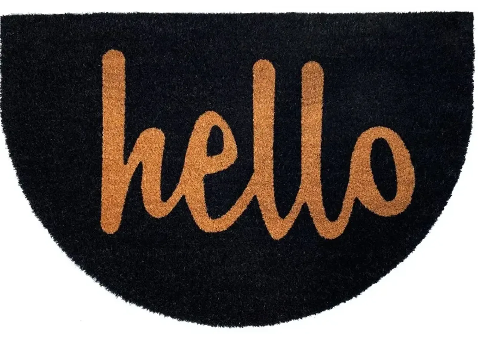 Arch Black Hello Doormat