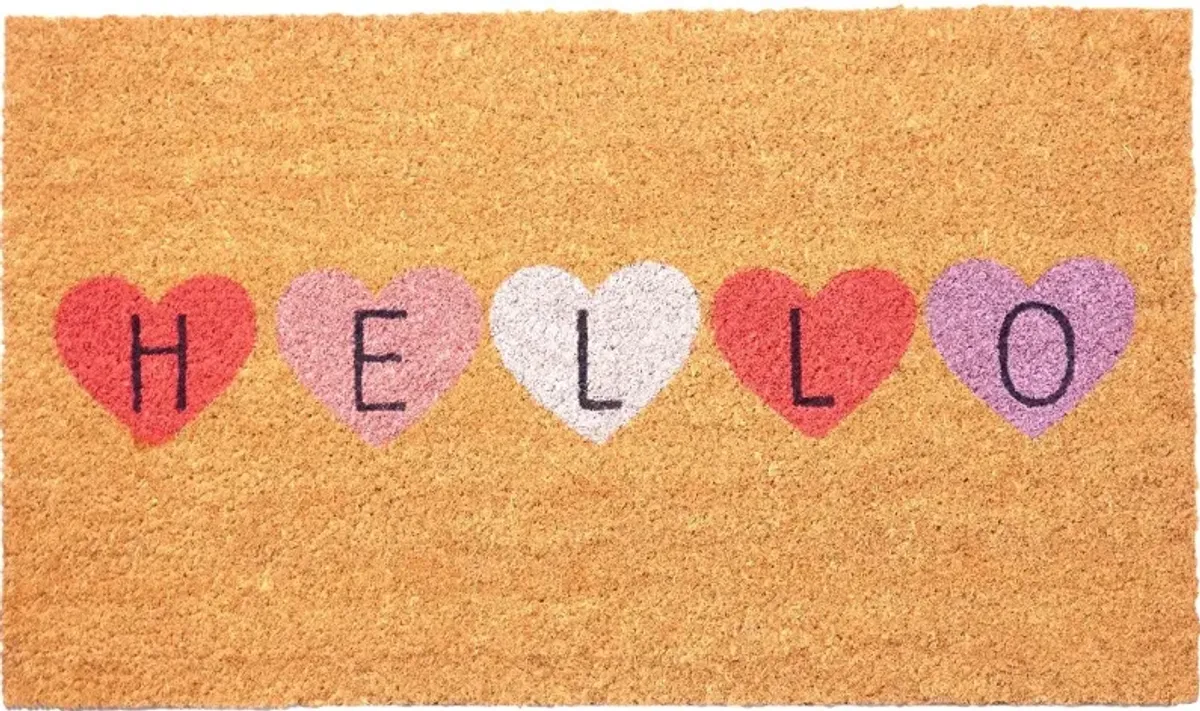 Hello Valentine Doormat