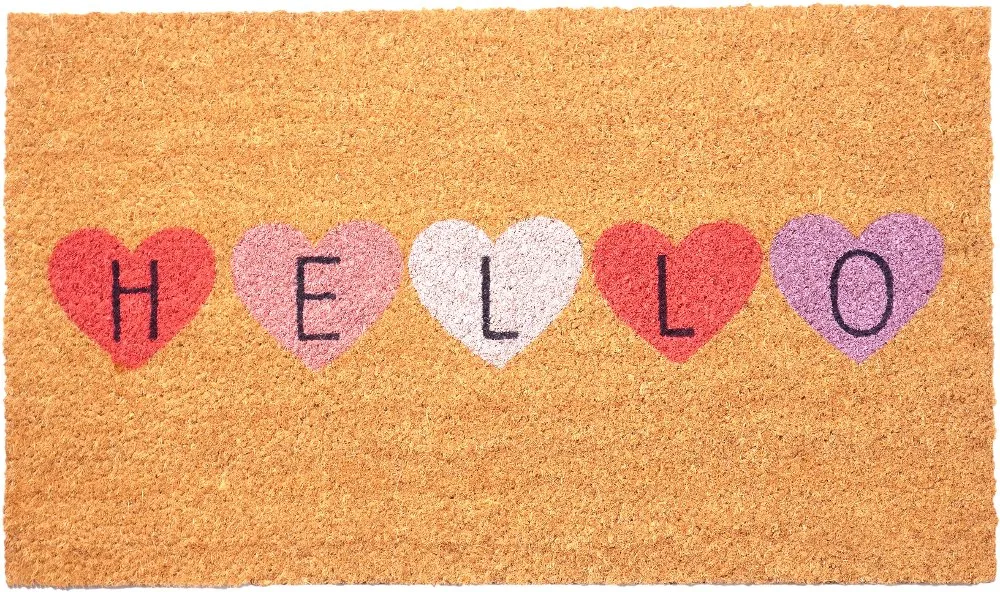 Hello Valentine Doormat