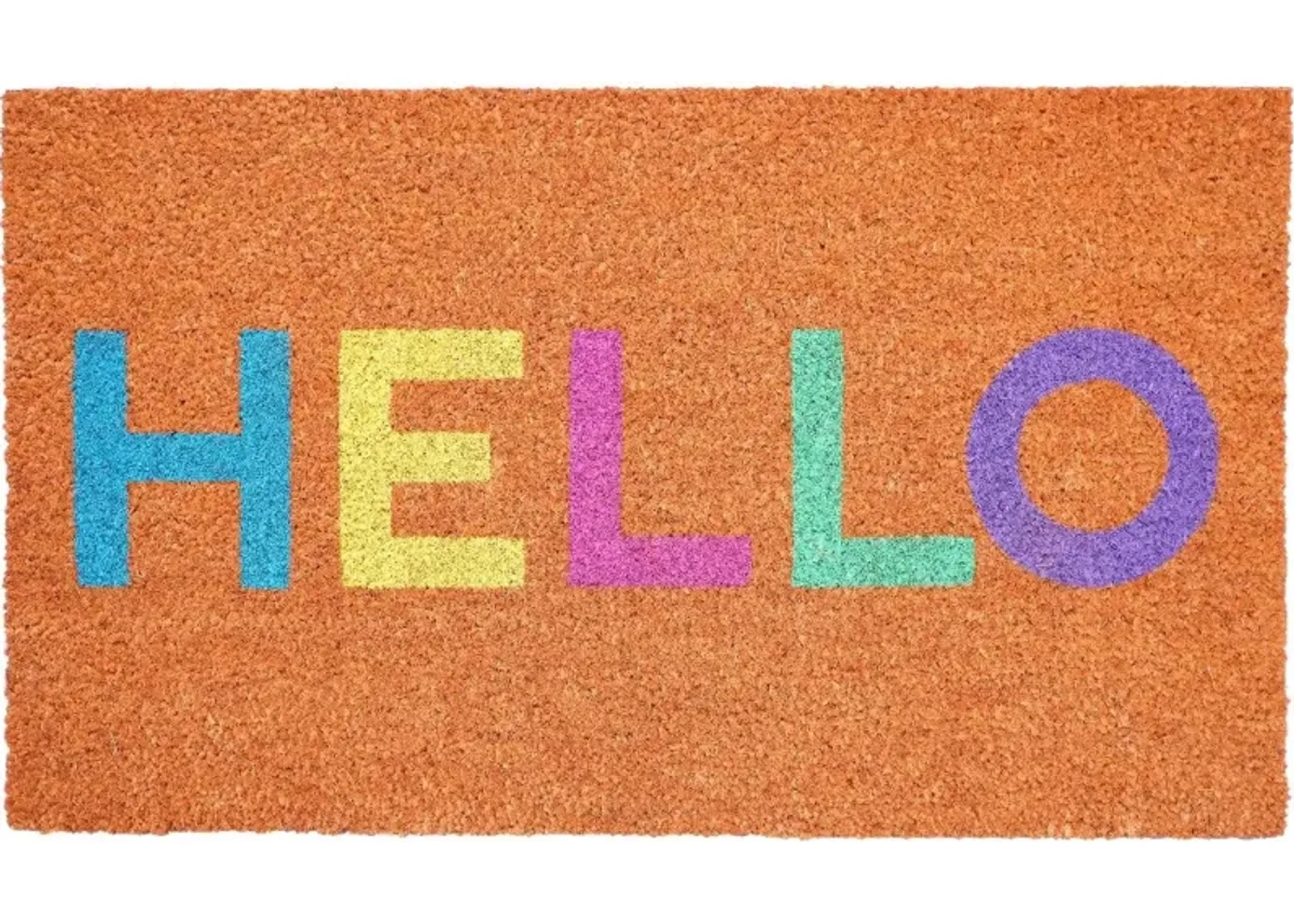 Pastel Hello Doormat