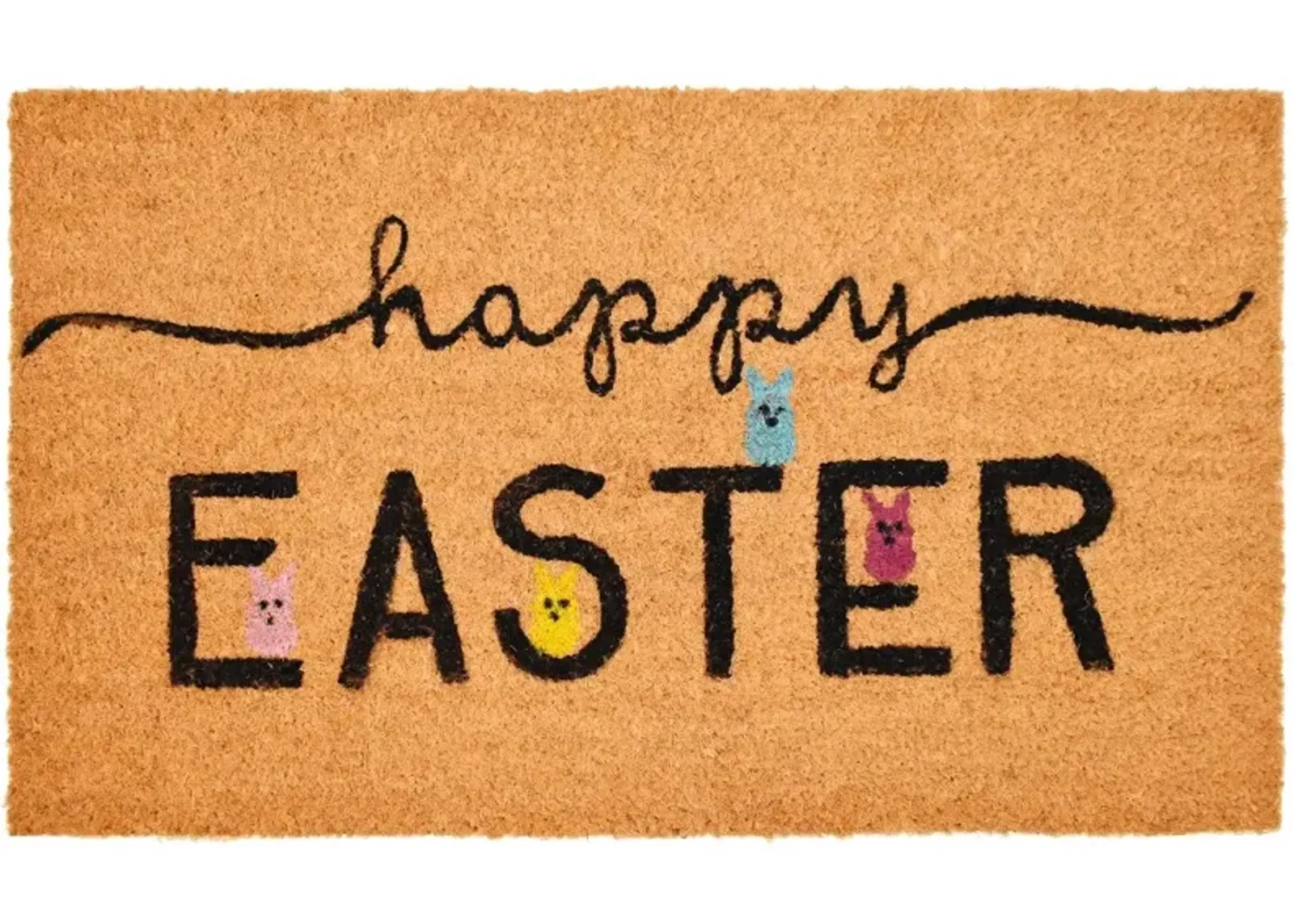 Happy Easter Peeps Doormat