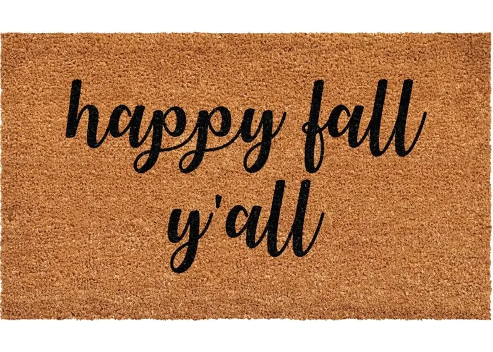 Hapy Fall Y'all Doormat