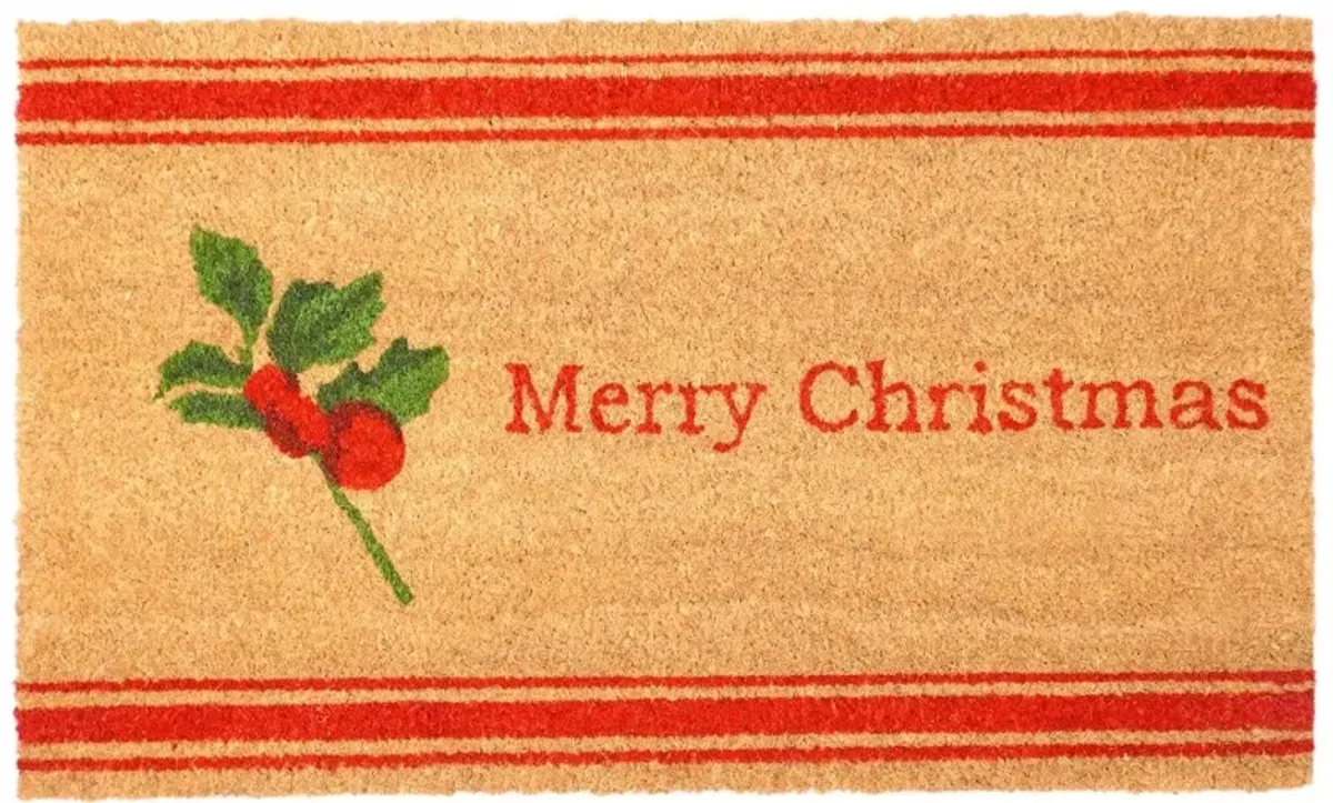 Holly Berry Doormat