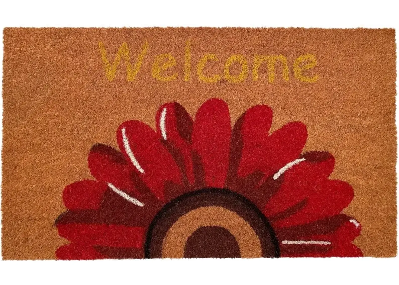 Sunflower Welcome Doormat