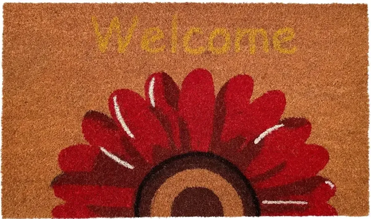 Sunflower Welcome Doormat