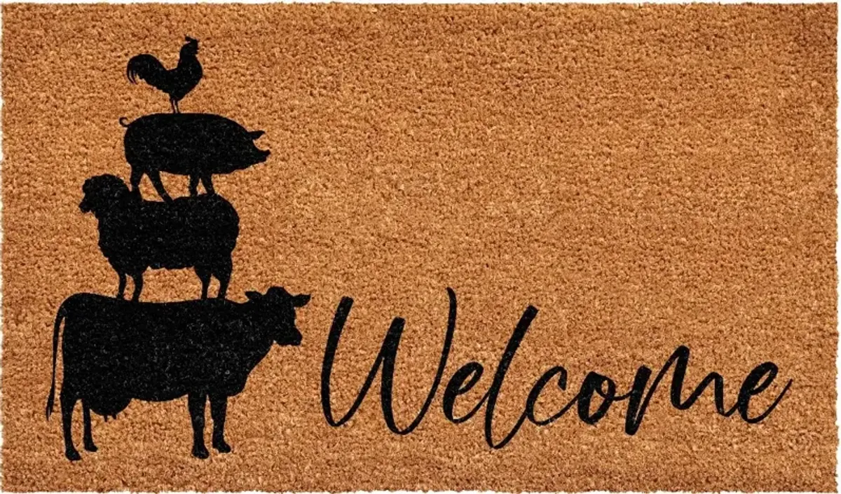 Farmhouse Animals Doormat