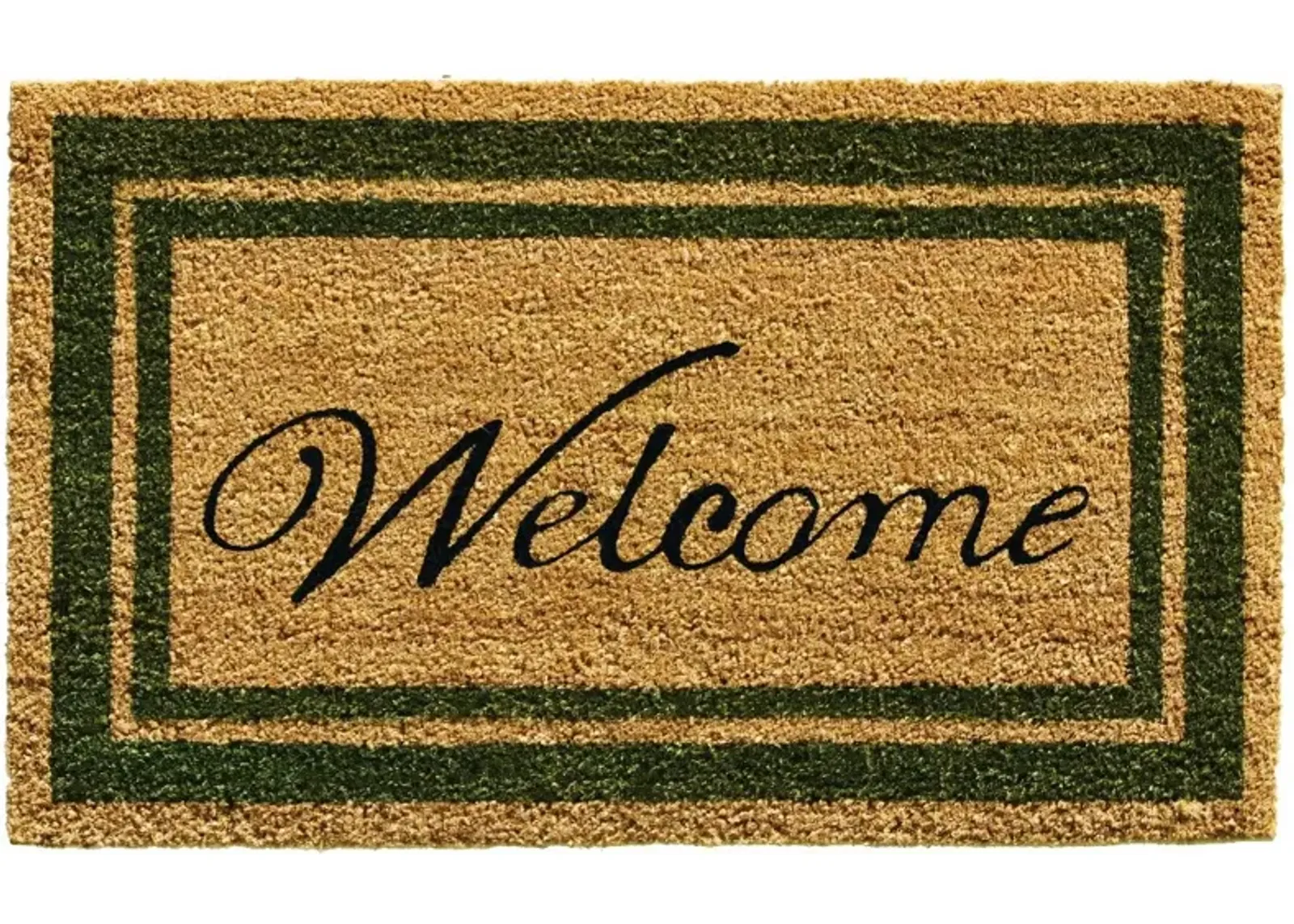 Sage Border Welcome Doormat