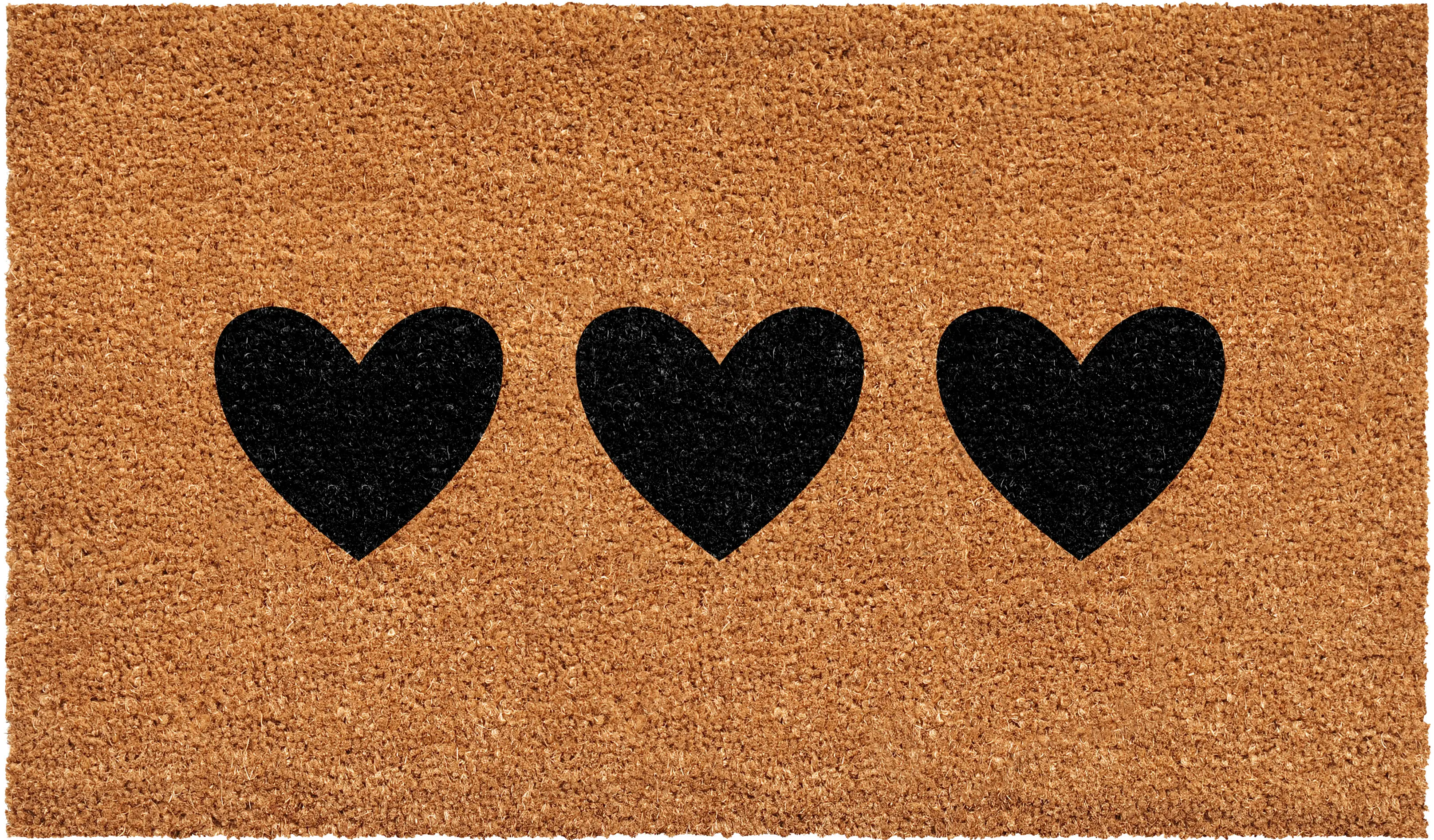 Trio Hearts Doormat