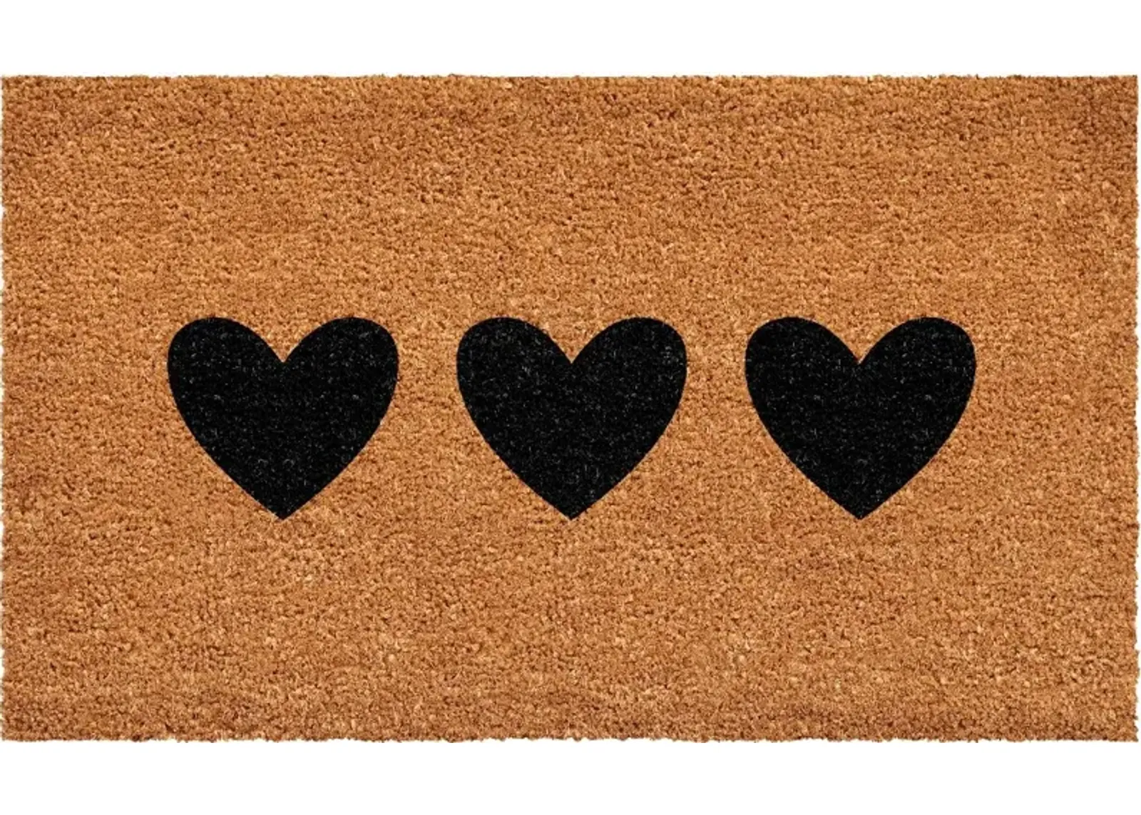 Trio Hearts Doormat