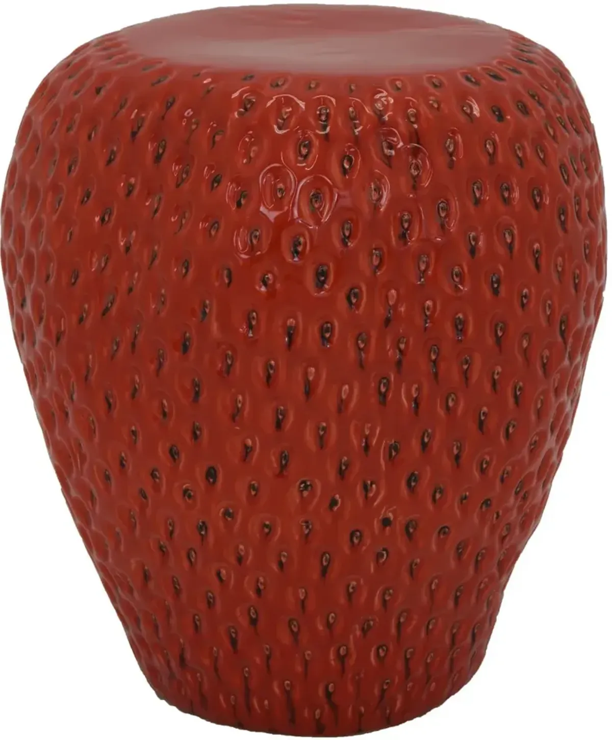 17" Strawberry Ceramic Plant Stand