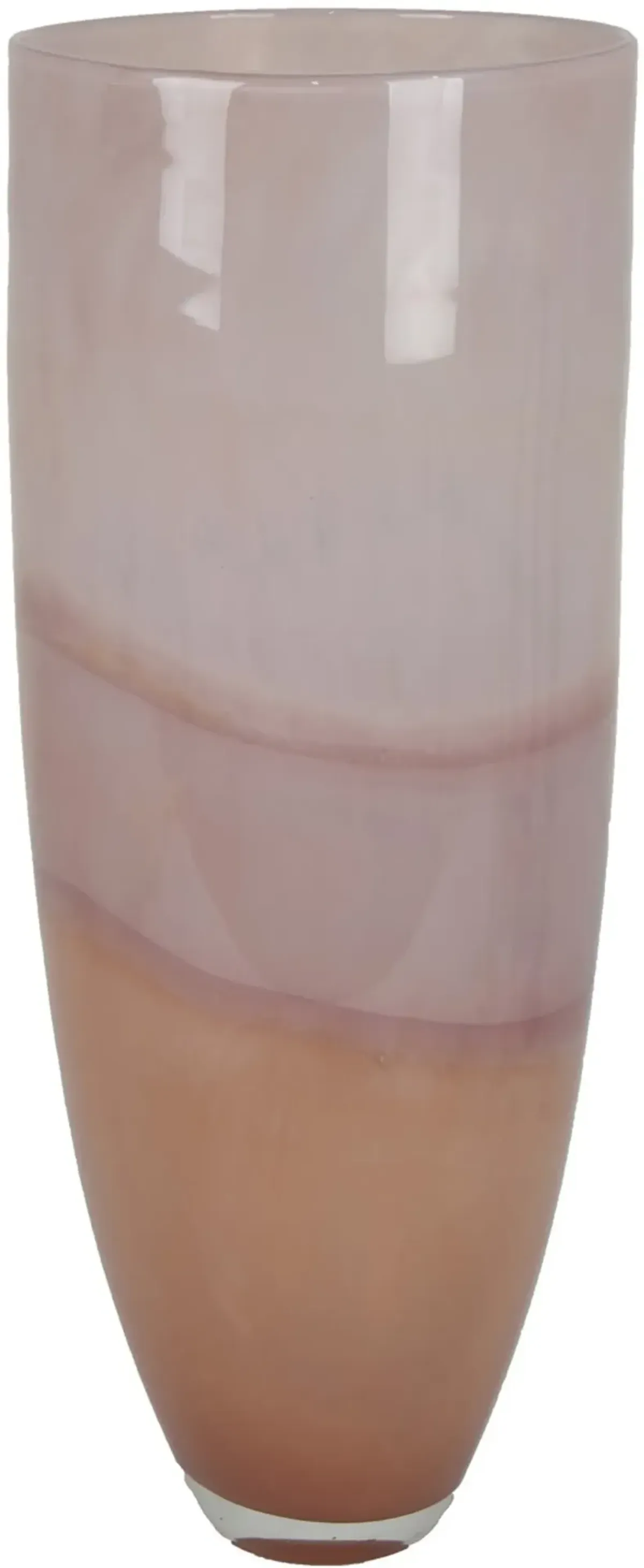 11" Pink Glass Vase