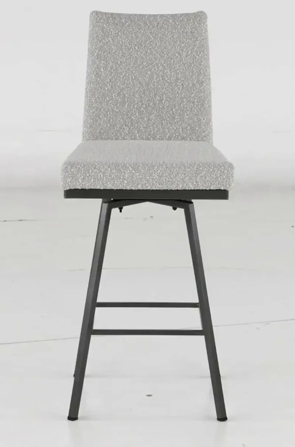 Linea Gray Swivel Counter Height Stool