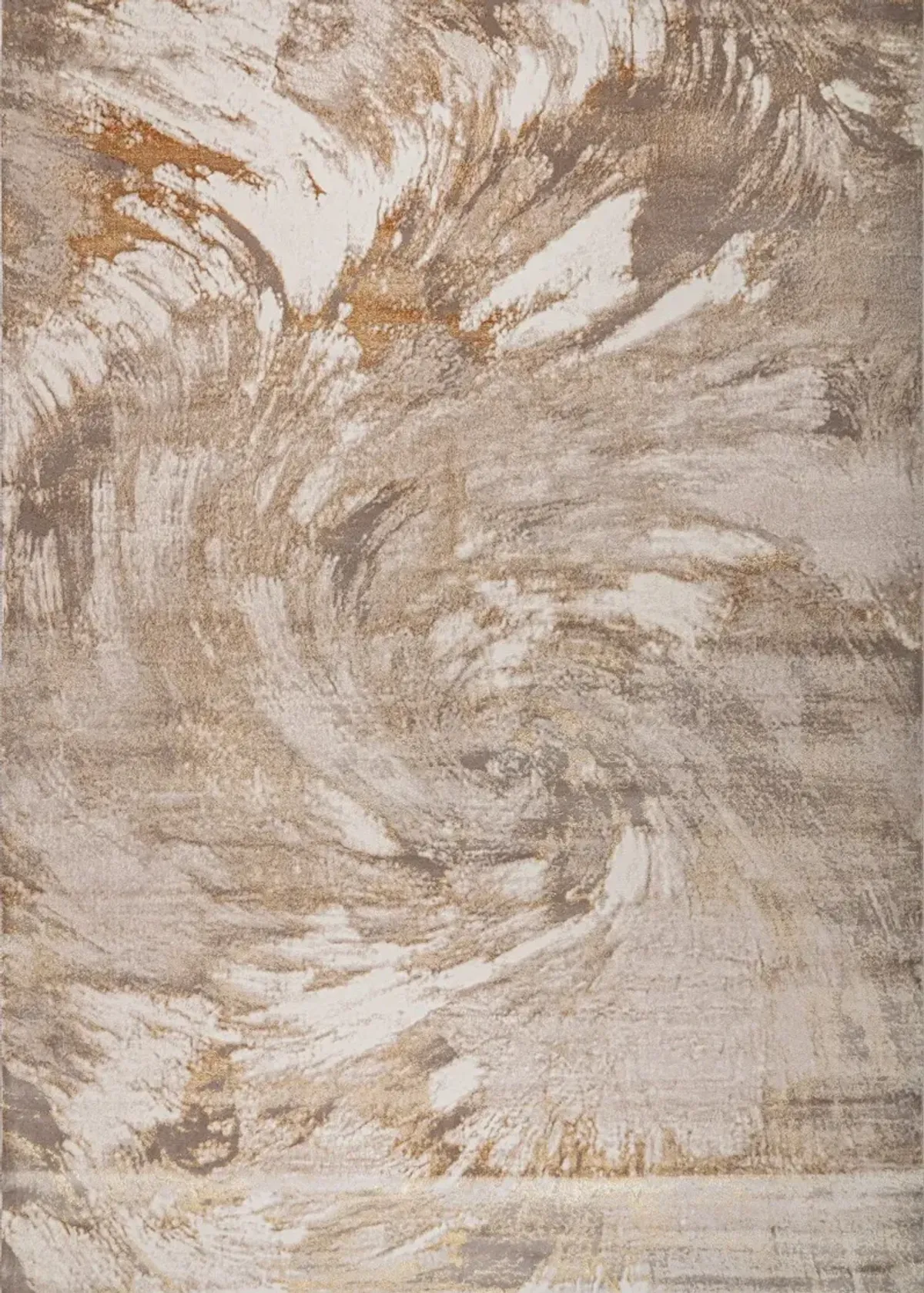 Paris 5 x 8 Beige Brown Area Rug