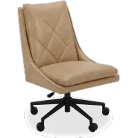 Copley Tan Caster Office Chair