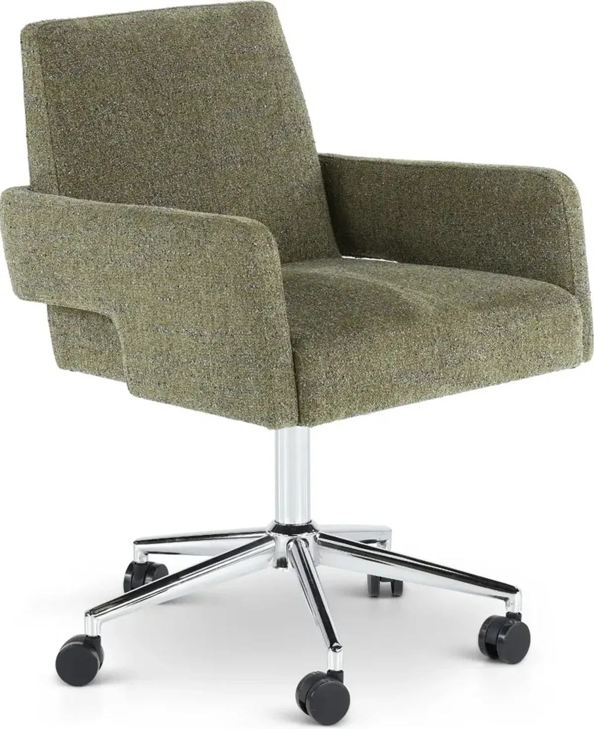 Copley Mellow Forest Green Caster Office Chair