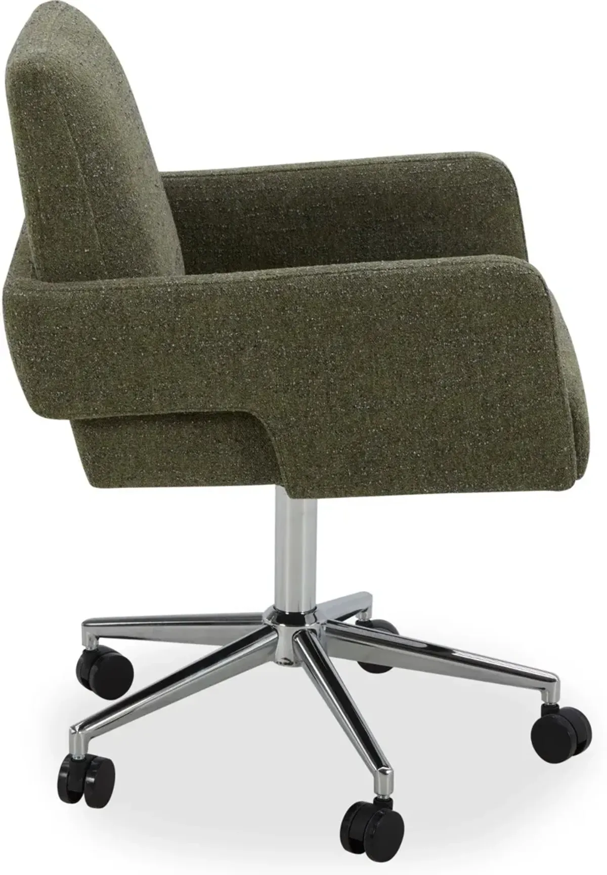 Copley Mellow Forest Green Caster Office Chair