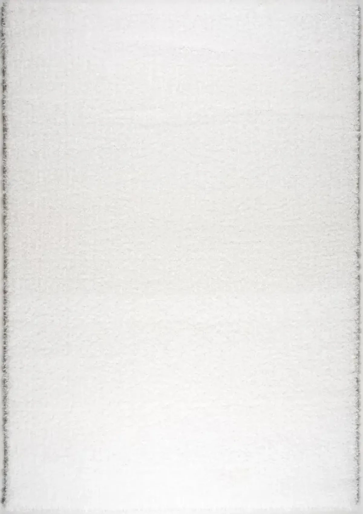 Anakara 5 x 7 Fluffy White Area Rug