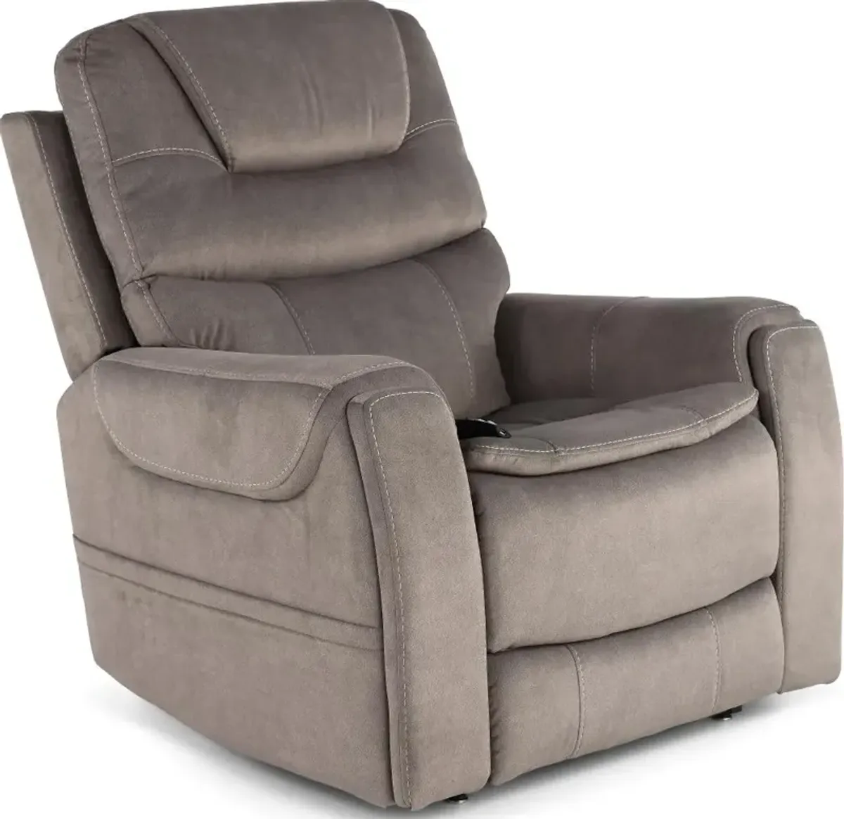 Arula Elephant Gray Power Lift Recliner