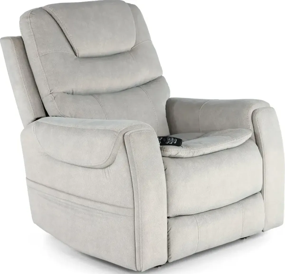 Arula Dove Gray Power Lift Recliner