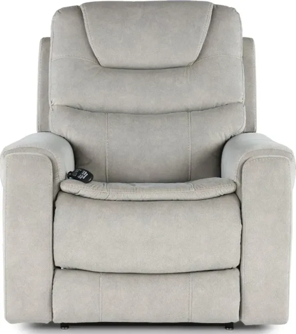 Arula Dove Gray Power Lift Recliner