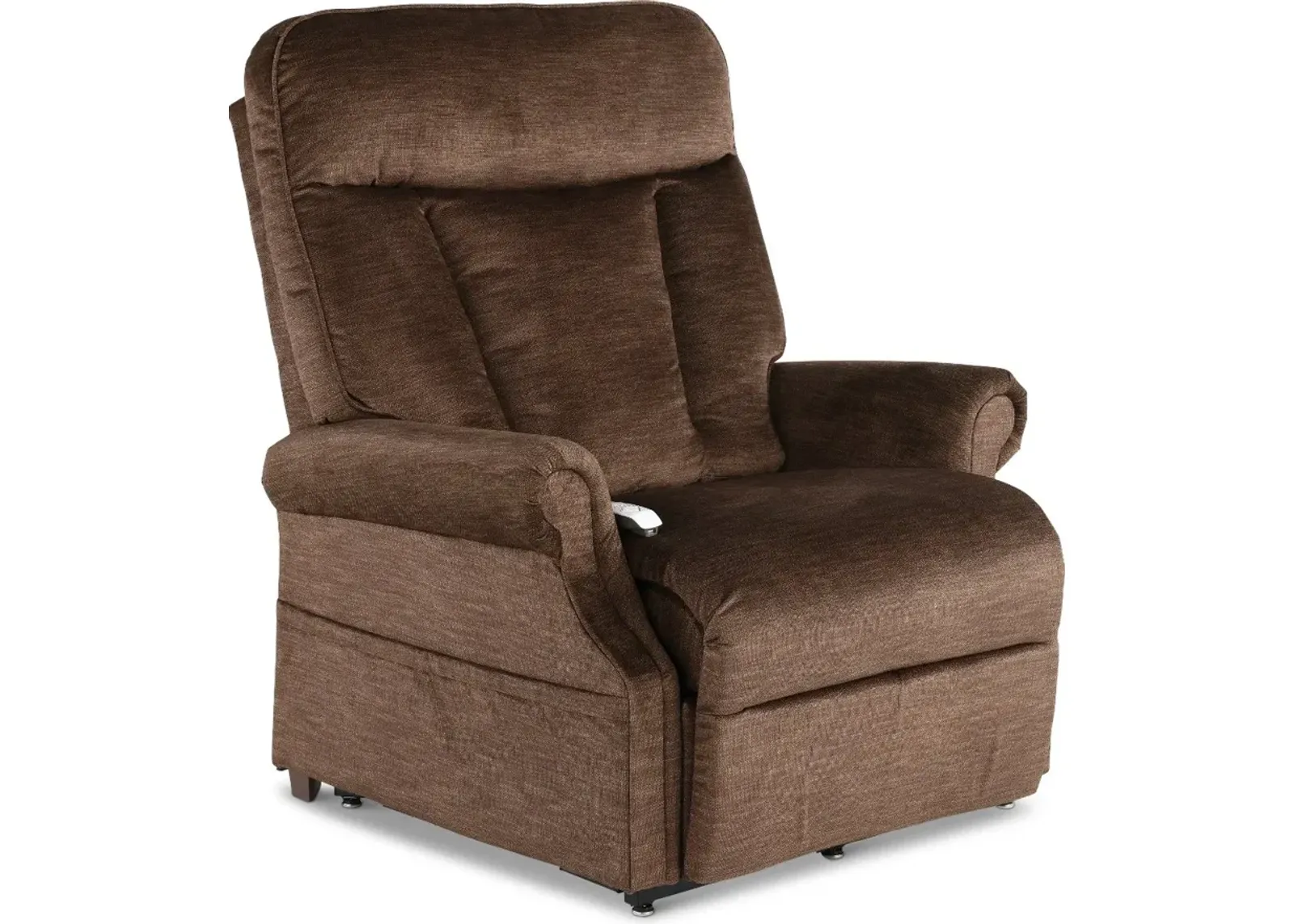 Darby Java Brown Power Lift Recliner