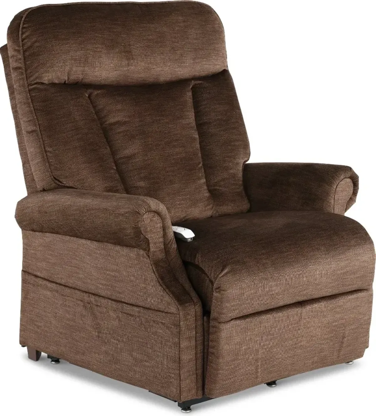 Darby Java Brown Power Lift Recliner