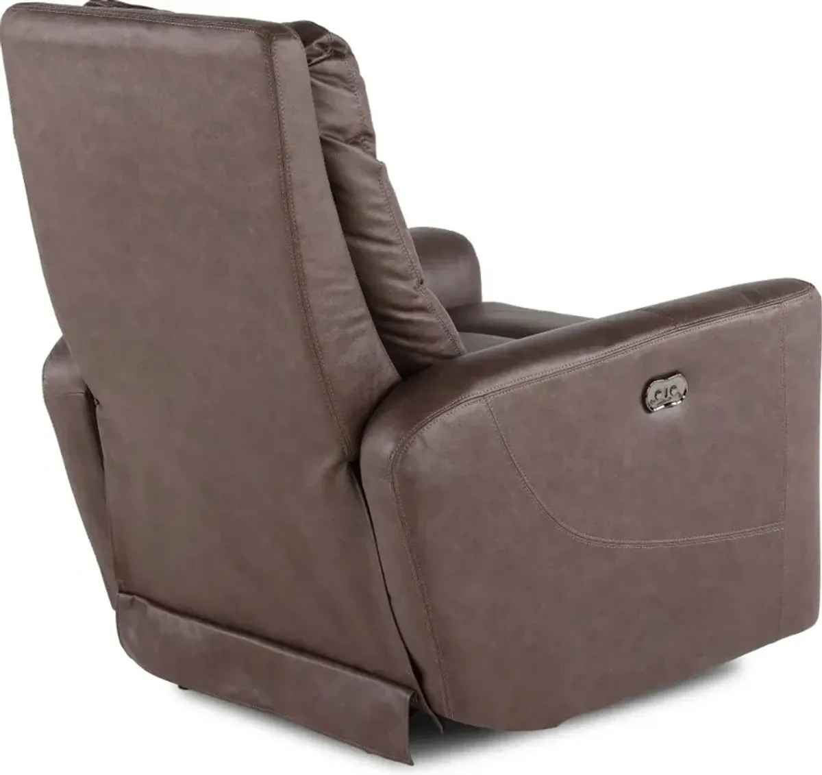 Jet Brown Power Rocker Recliner