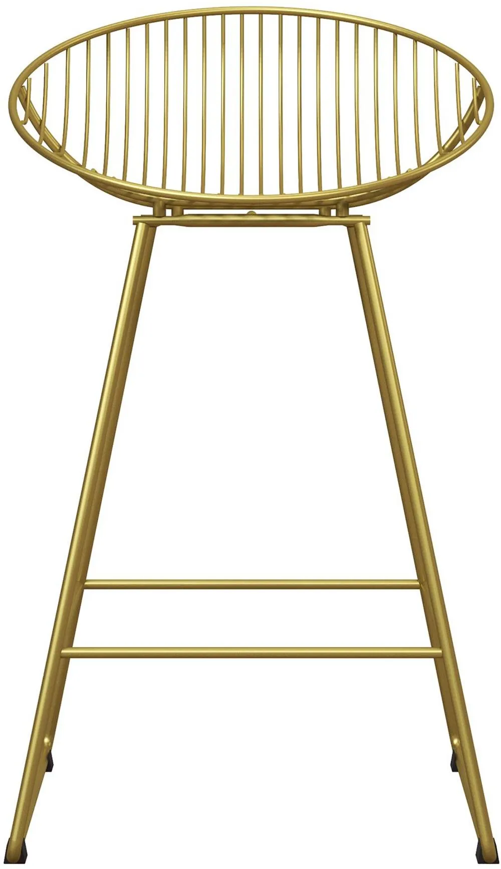 Ellis Brass Metal Counter Height Stool