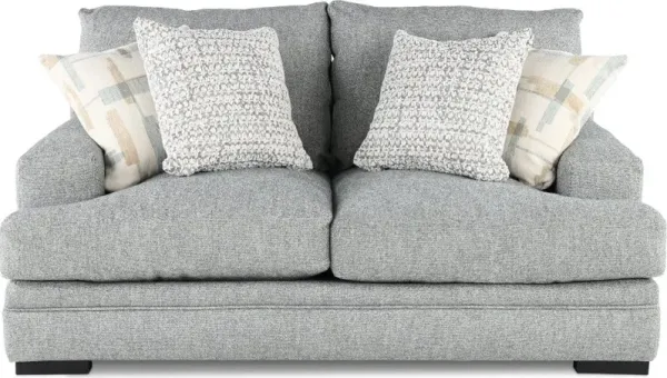 Piccolo Mist Gray Loveseat