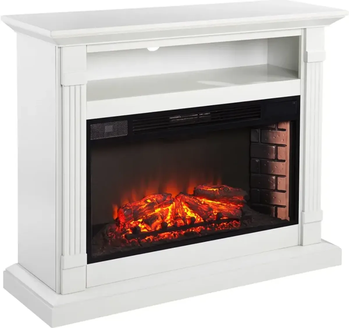 Willarton Gray Widescreen Electric Fireplace Mantel