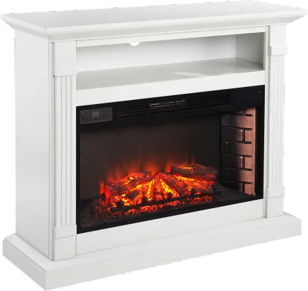 Willarton Gray Widescreen Electric Fireplace Mantel