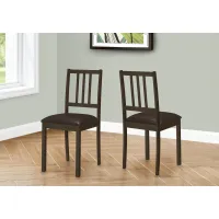 Laina Brown Dining Chair, Set of 2